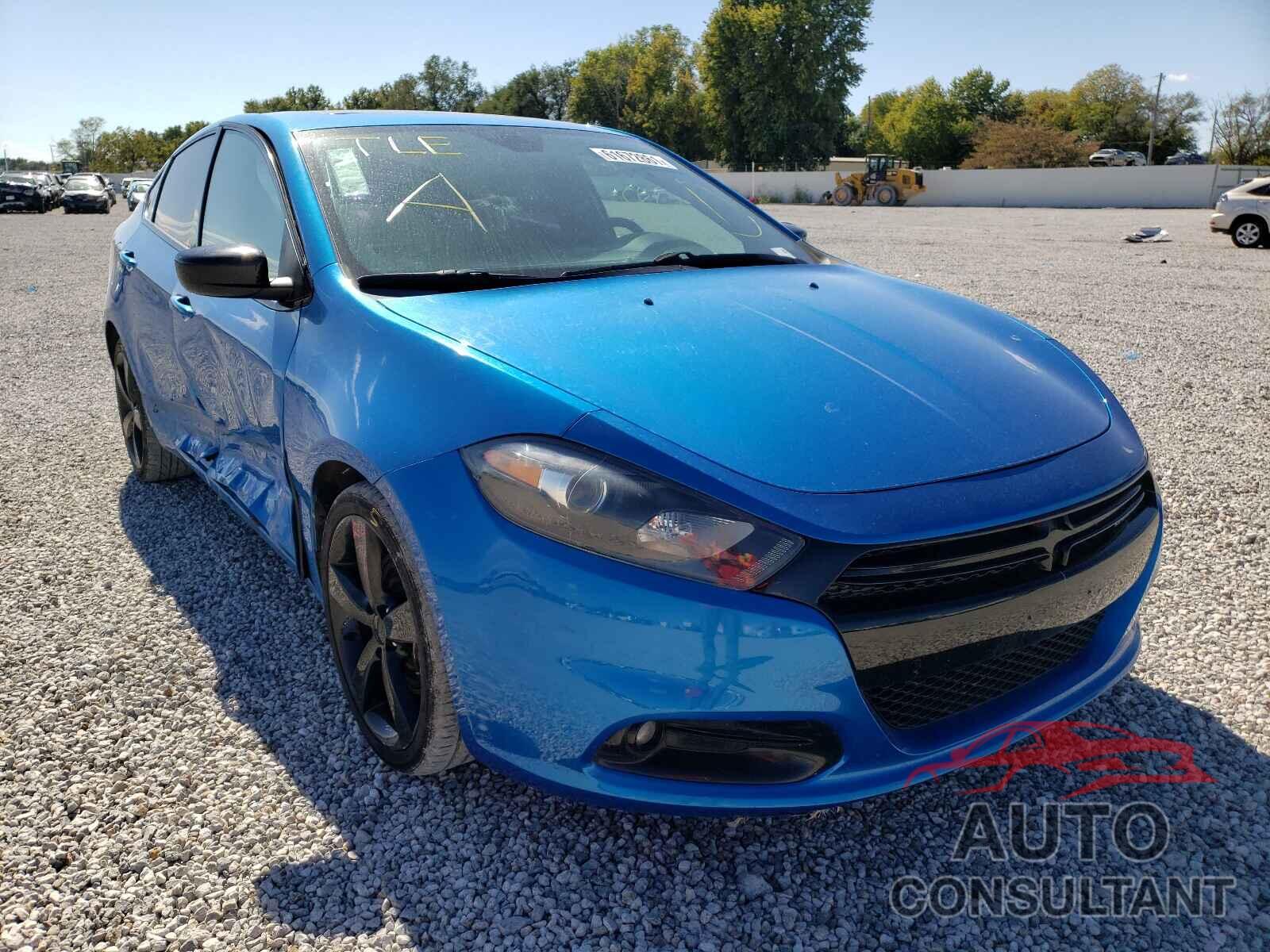 DODGE DART 2016 - 1C3CDFBB7GD578901