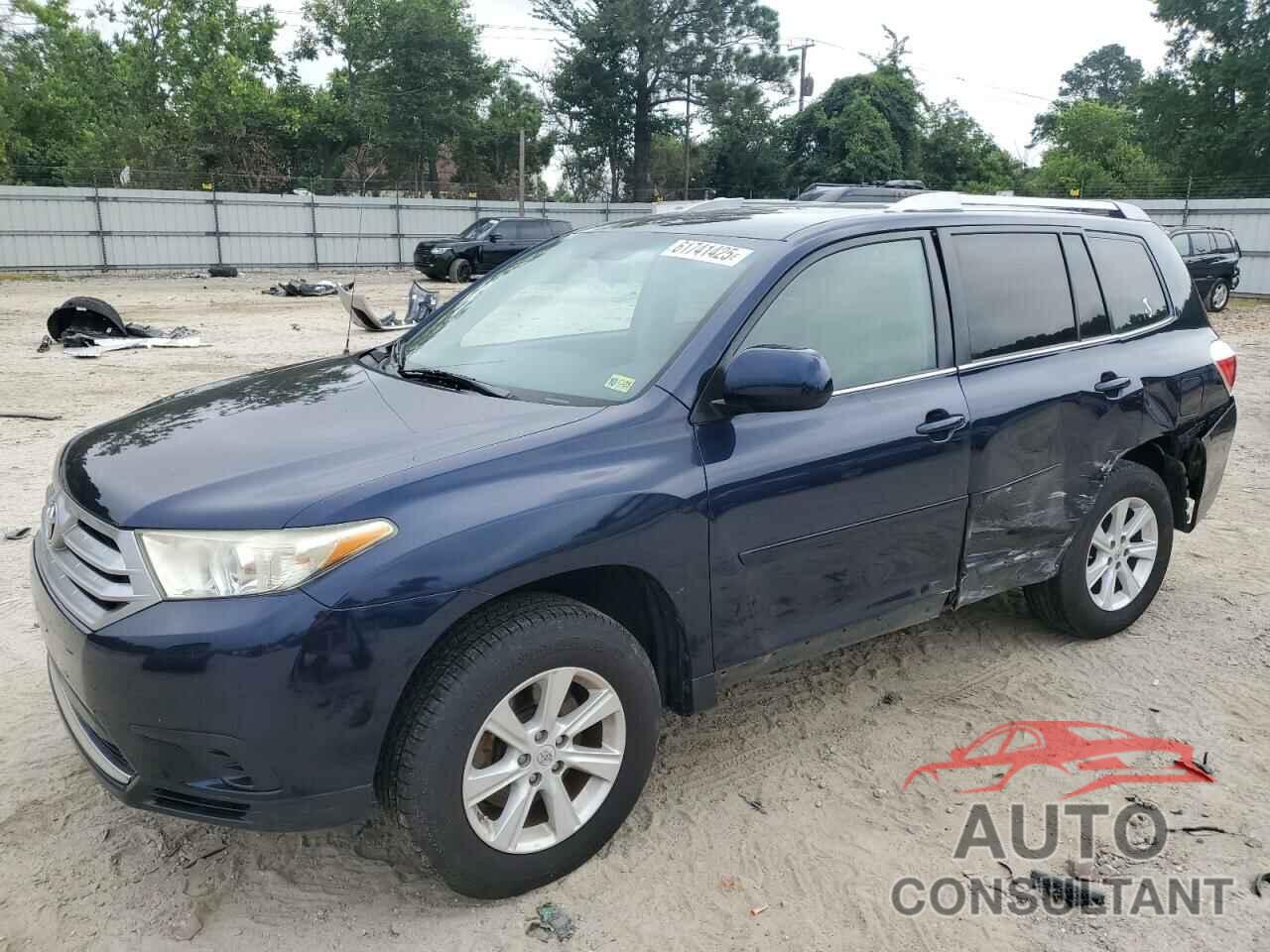 TOYOTA HIGHLANDER 2012 - 5TDZA3EH9CS017207
