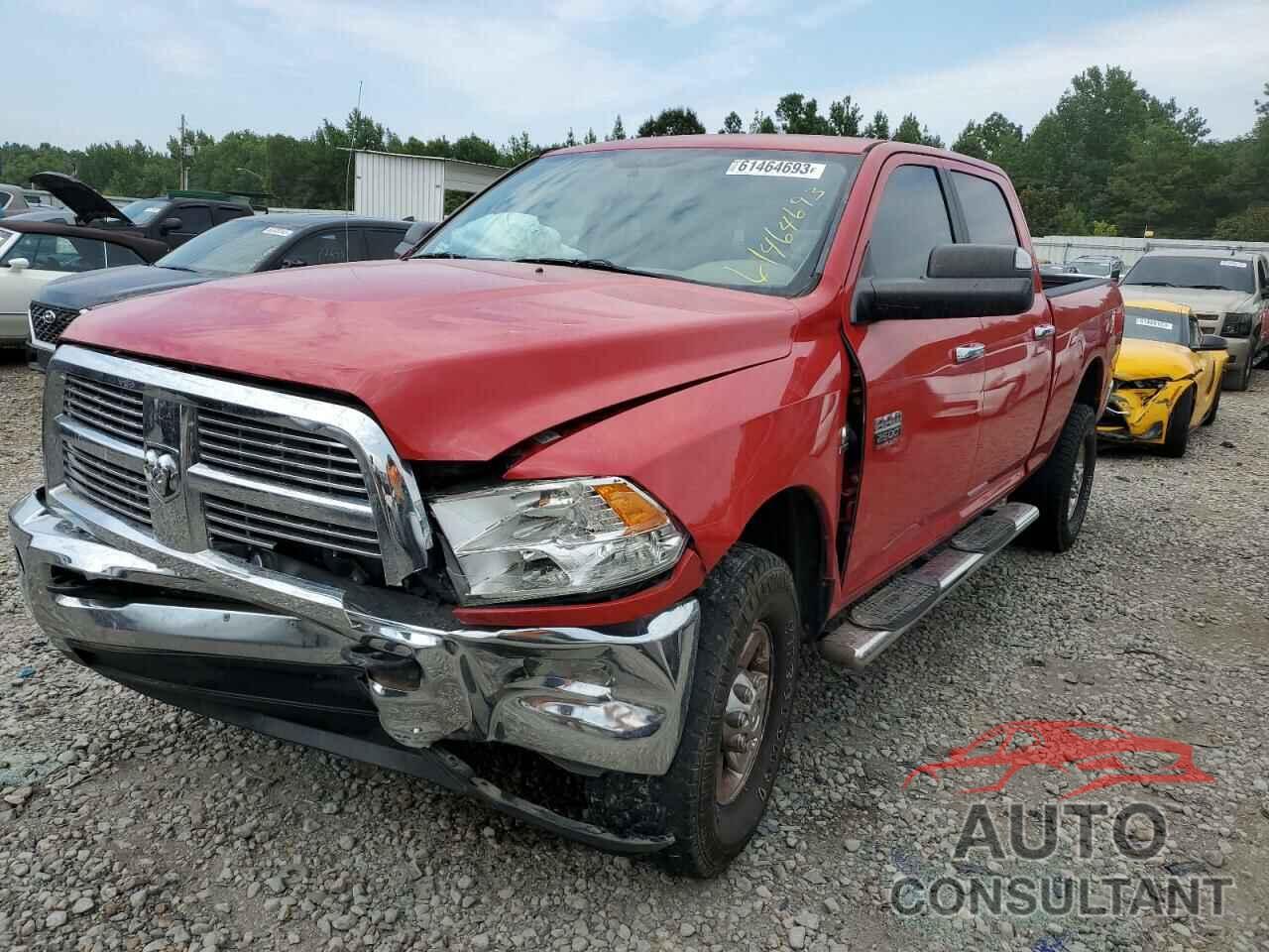 DODGE RAM 2500 2012 - 3C6UD5DLXCG333224
