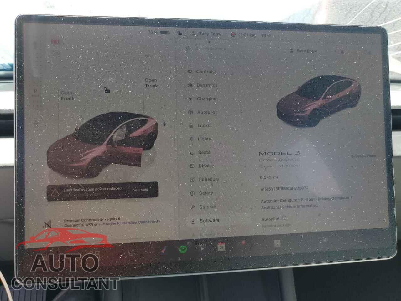 TESLA MODEL 3 2025 - 5YJ3E1EB6SF929872