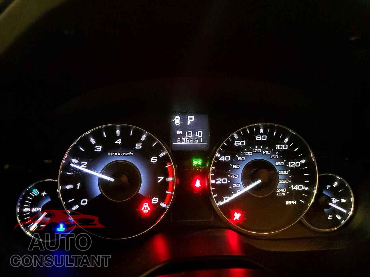 SUBARU OUTBACK 2011 - 4S4BRBKC5B3322499