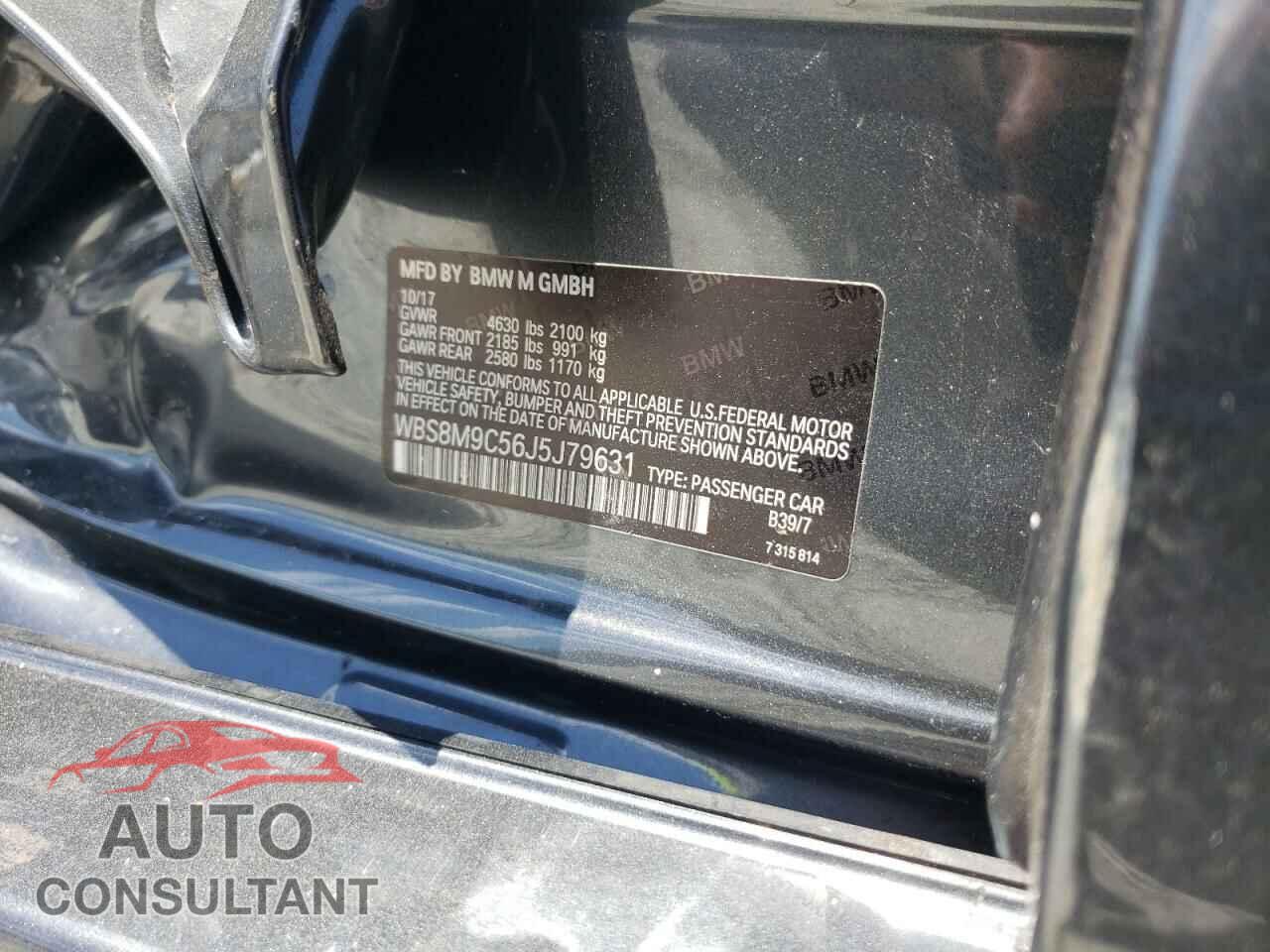 BMW M3 2018 - WBS8M9C56J5J79631