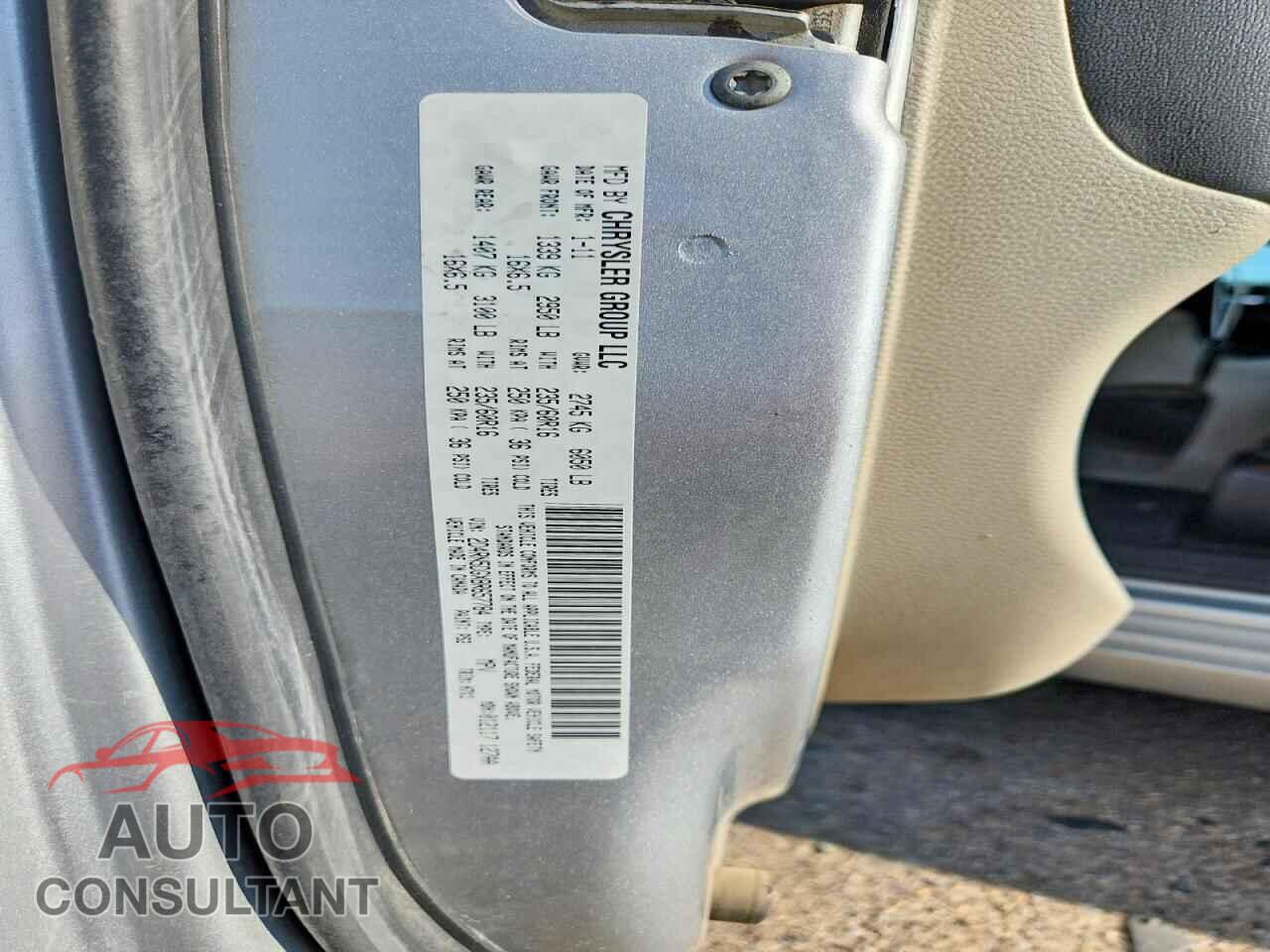 DODGE CARAVAN 2011 - 2D4RN5DGXBR657784