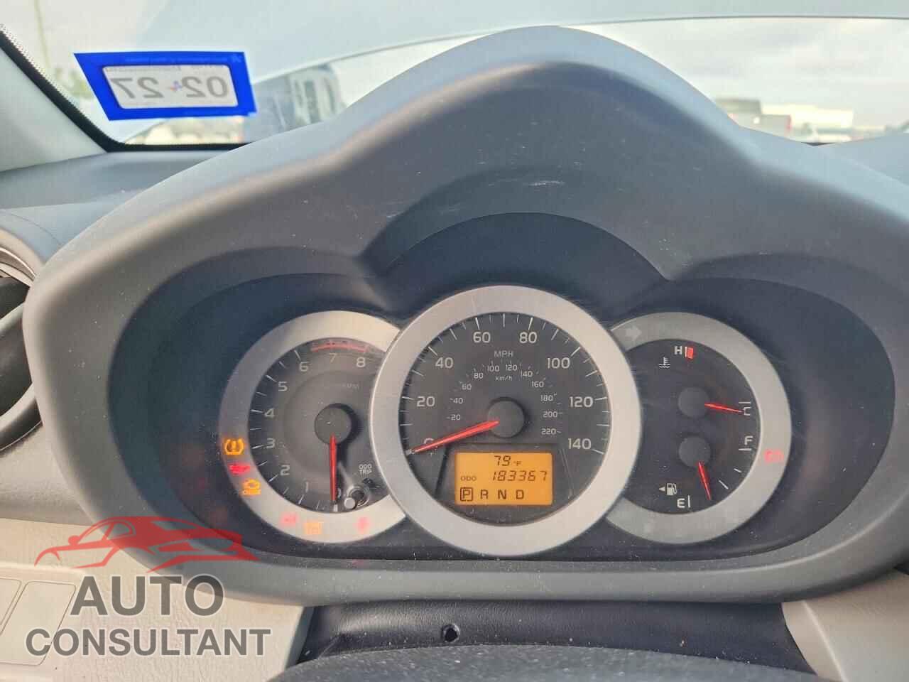 TOYOTA RAV4 2012 - 2T3ZF4DV9CW140020