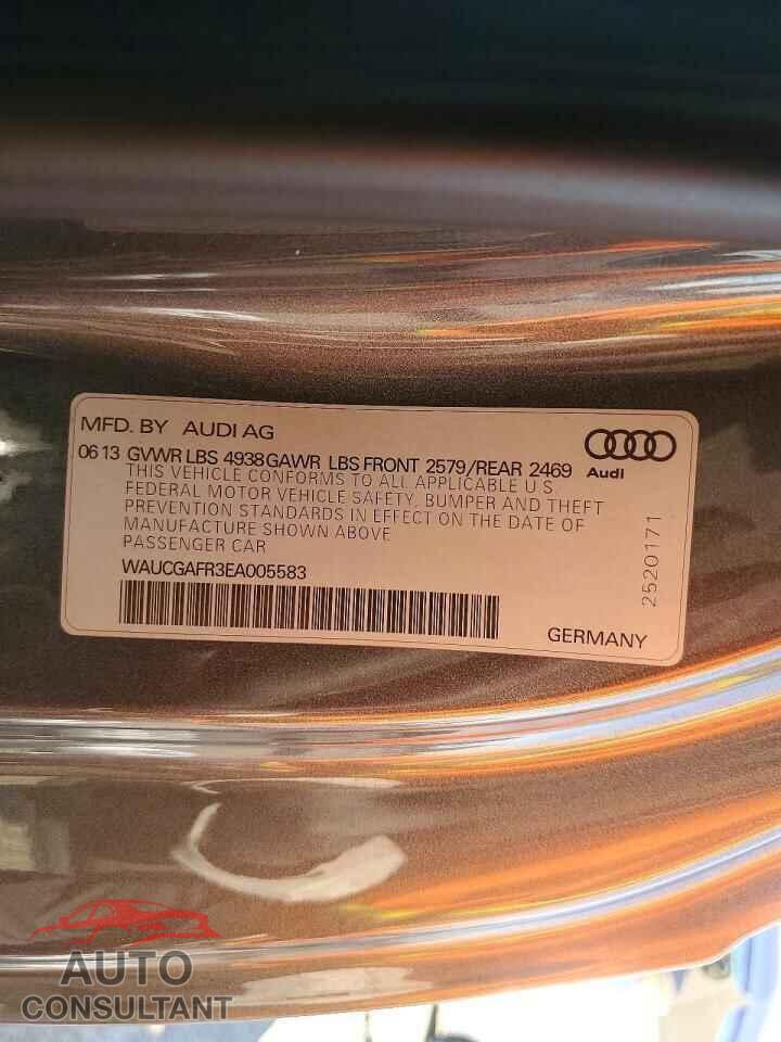 AUDI S5/RS5 2014 - WAUCGAFR3EA005583