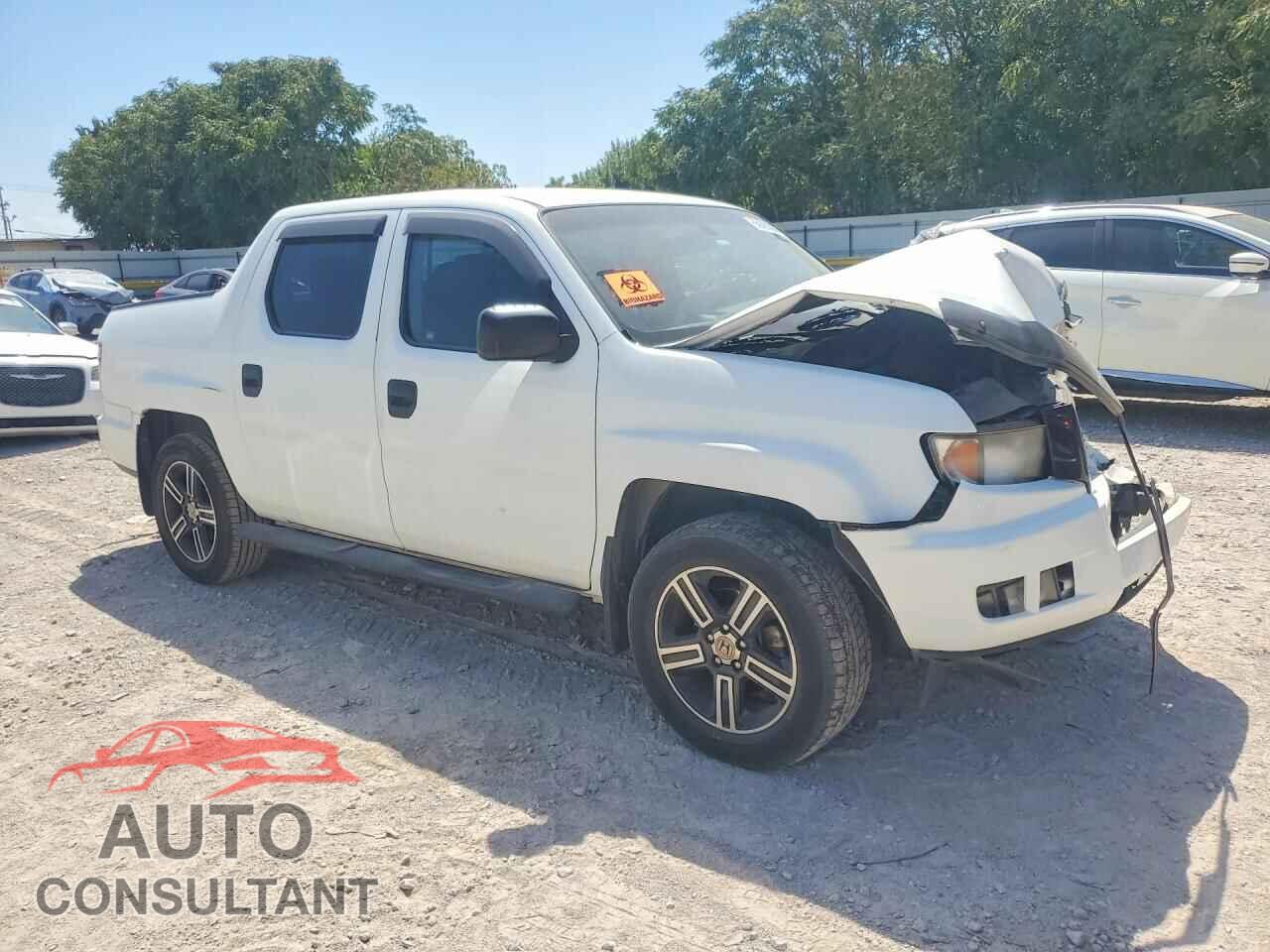 HONDA RIDGELINE 2012 - 5FPYK1F78CB455019