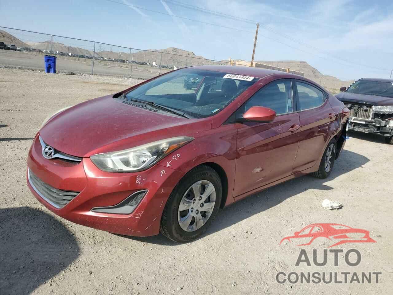 HYUNDAI ELANTRA 2016 - 5NPDH4AE5GH663041