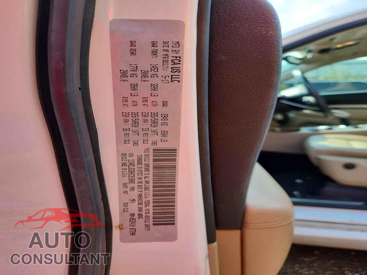 DODGE DURANGO 2017 - 1C4RDJDG8HC918081
