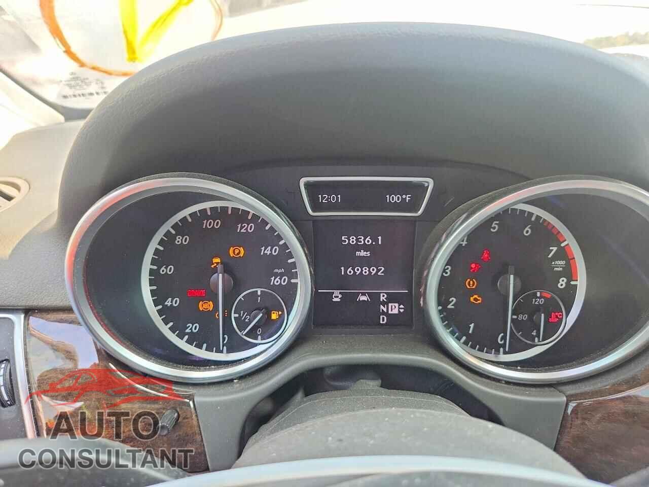 MERCEDES-BENZ M-CLASS 2012 - 4JGDA5HB2CA016454