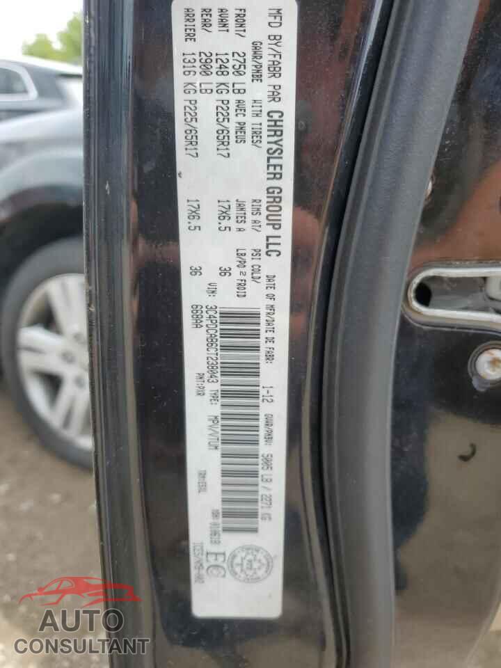 DODGE JOURNEY 2012 - 3C4PDCAB6CT238043