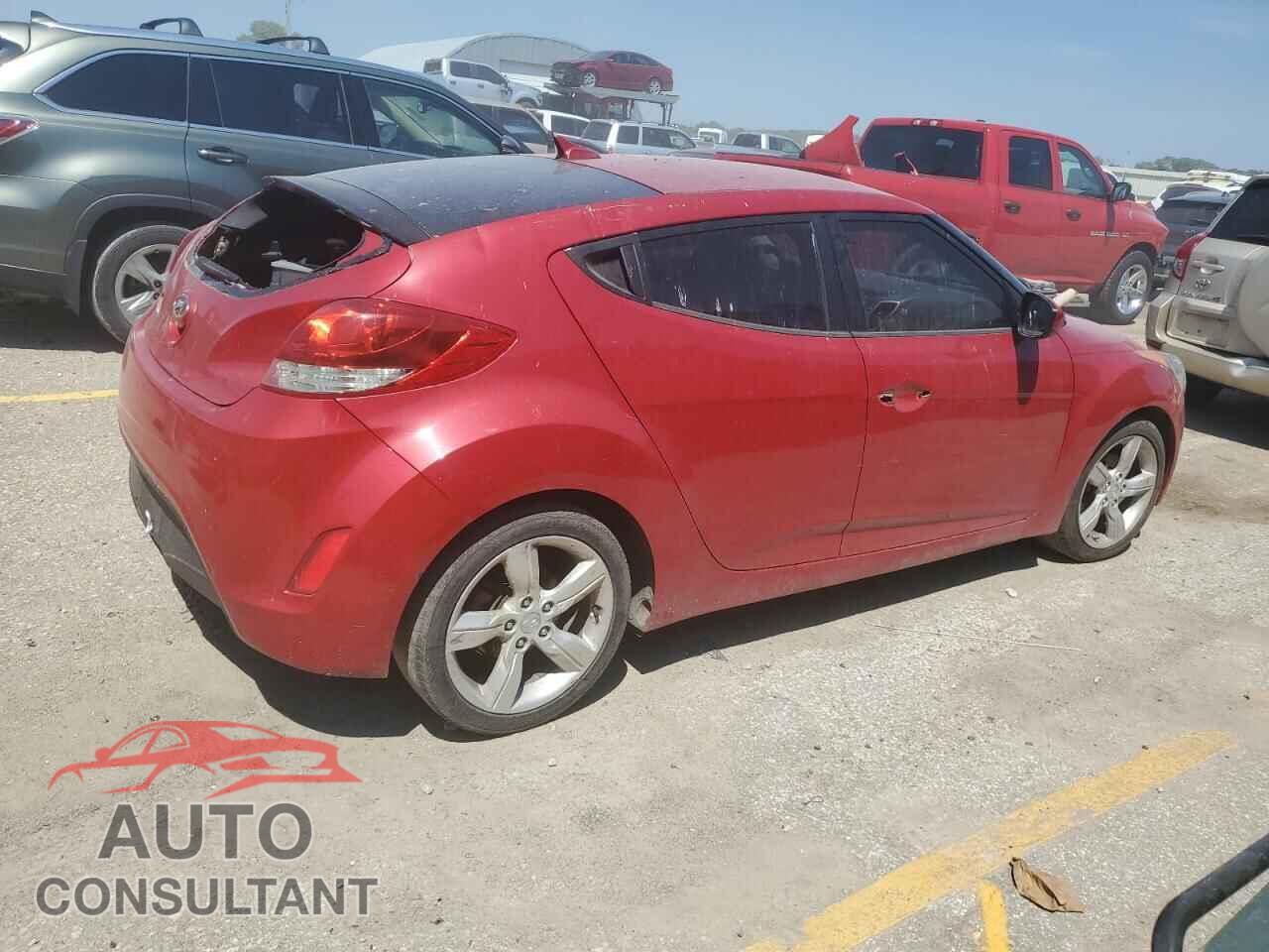 HYUNDAI VELOSTER 2012 - KMHTC6AD8CU026783