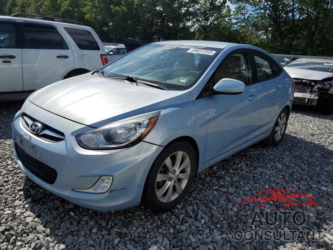 HYUNDAI ACCENT 2012 - KMHCU4AEXCU237493