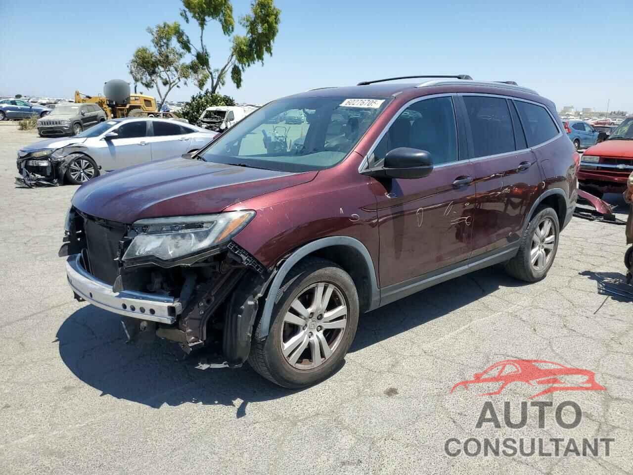 HONDA PILOT 2016 - 5FNYF6H15GB010410