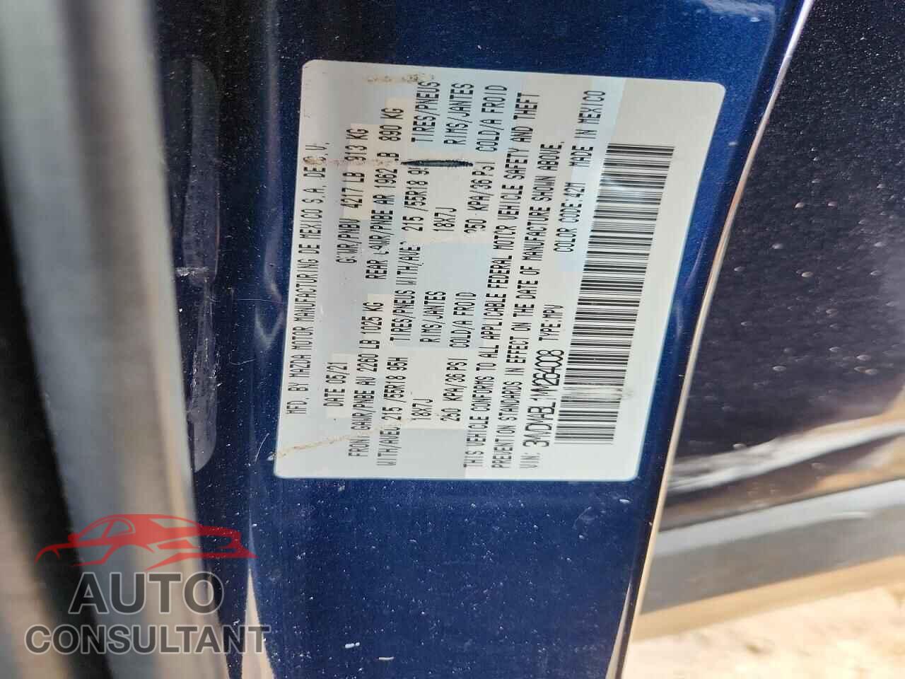 MAZDA CX30 2021 - 3MVDMABL1MM264008