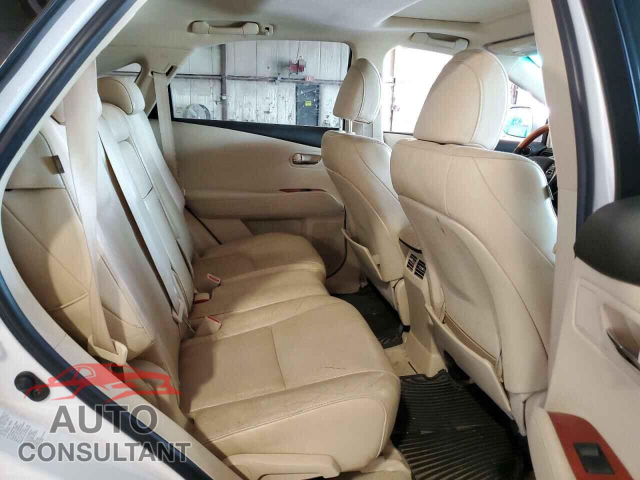 LEXUS RX350 2010 - 2T2BK1BA2AC059732