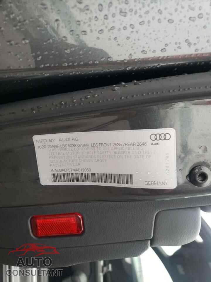AUDI A5 2021 - WAUDACF57MA012050