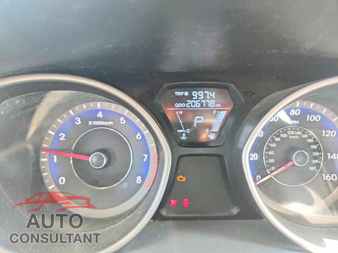 HYUNDAI ELANTRA 2013 - KMHDH4AE4DU972495