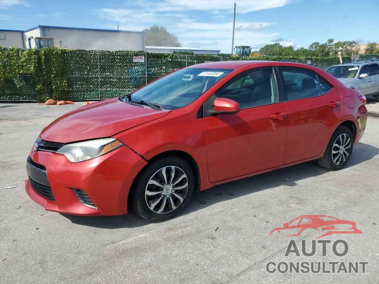 TOYOTA COROLLA 2016 - 2T1BURHE0GC518319