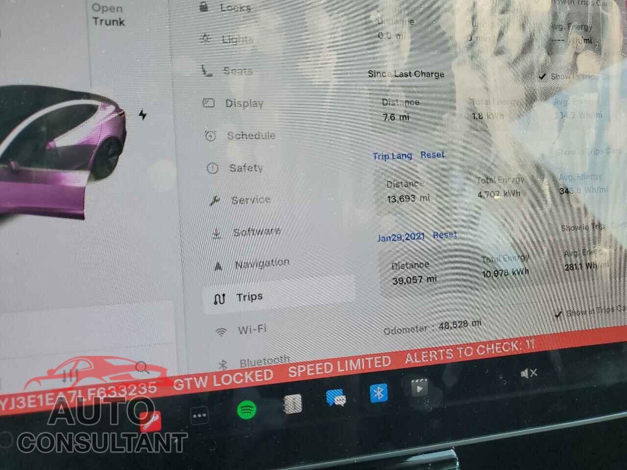 TESLA MODEL 3 2020 - 5YJ3E1EA7LF633235