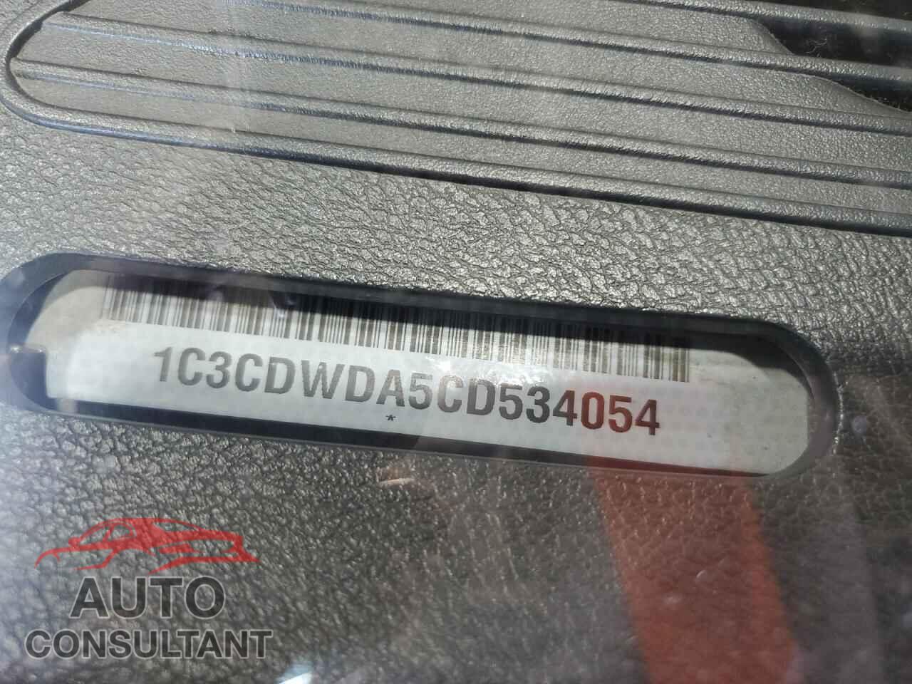 DODGE CALIBER 2012 - 1C3CDWDA5CD534054