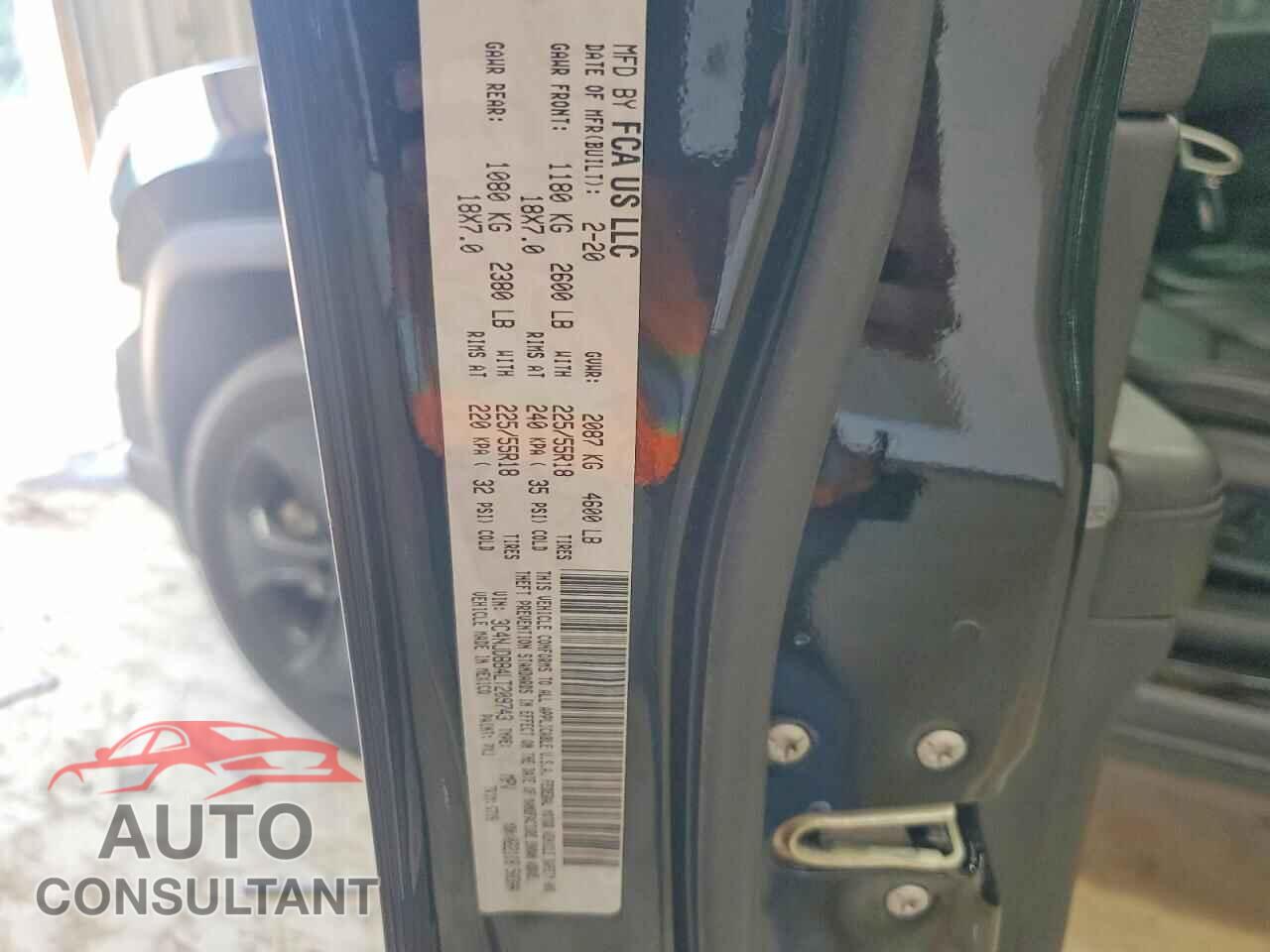 JEEP COMPASS 2020 - 3C4NJDBB4LT209743