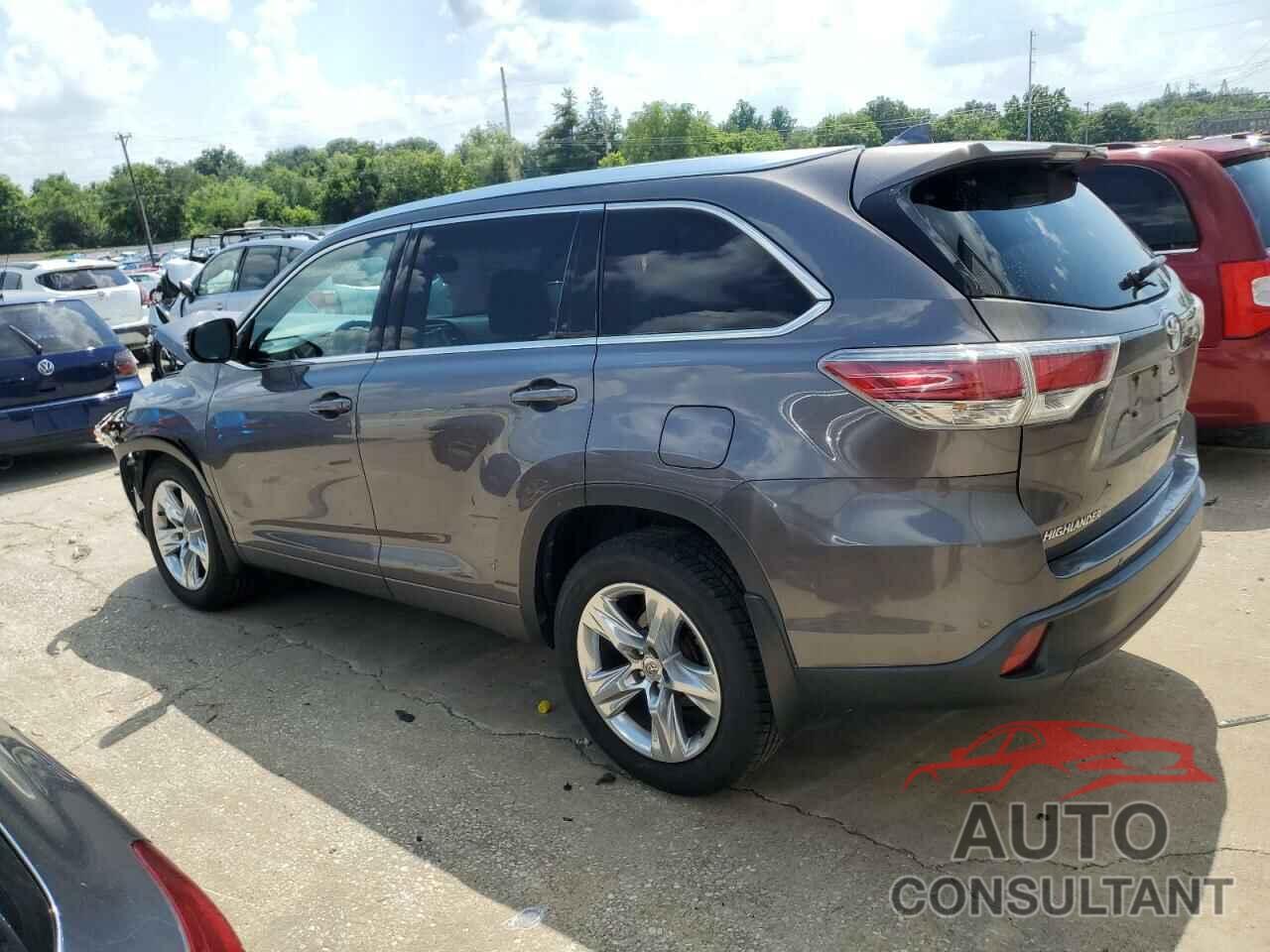 TOYOTA HIGHLANDER 2015 - 5TDDKRFH8FS153776