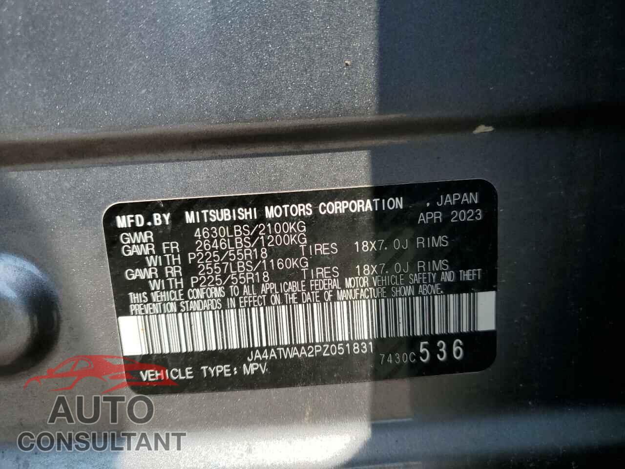 MITSUBISHI ECLIPSE 2023 - JA4ATWAA2PZ051831