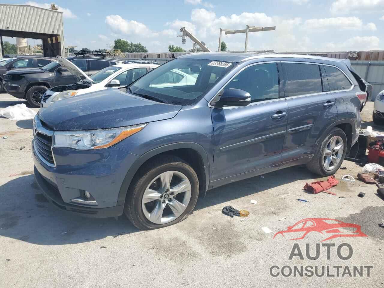 TOYOTA HIGHLANDER 2016 - 5TDDKRFH7GS247701
