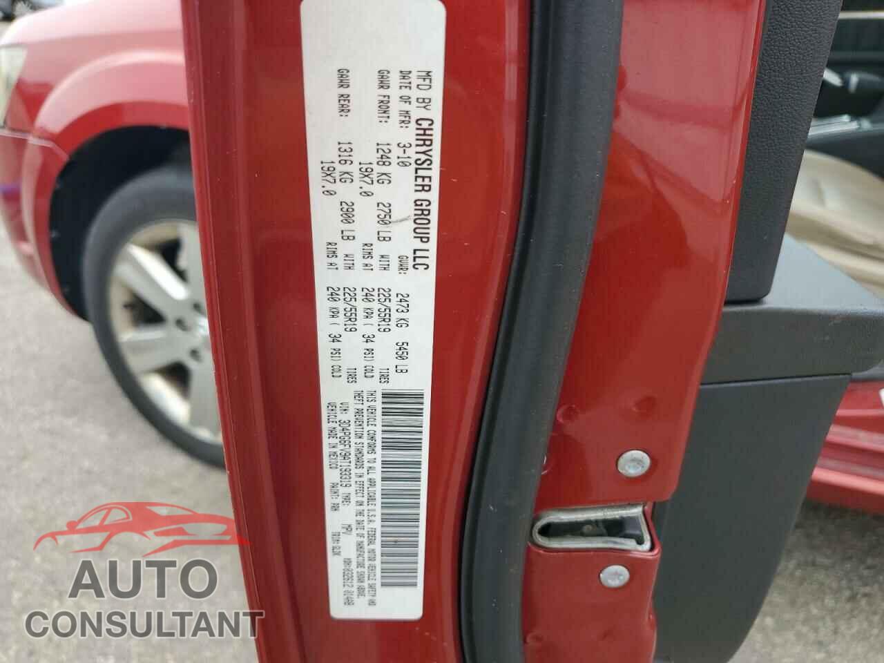 DODGE JOURNEY 2010 - 3D4PG6FV9AT193319