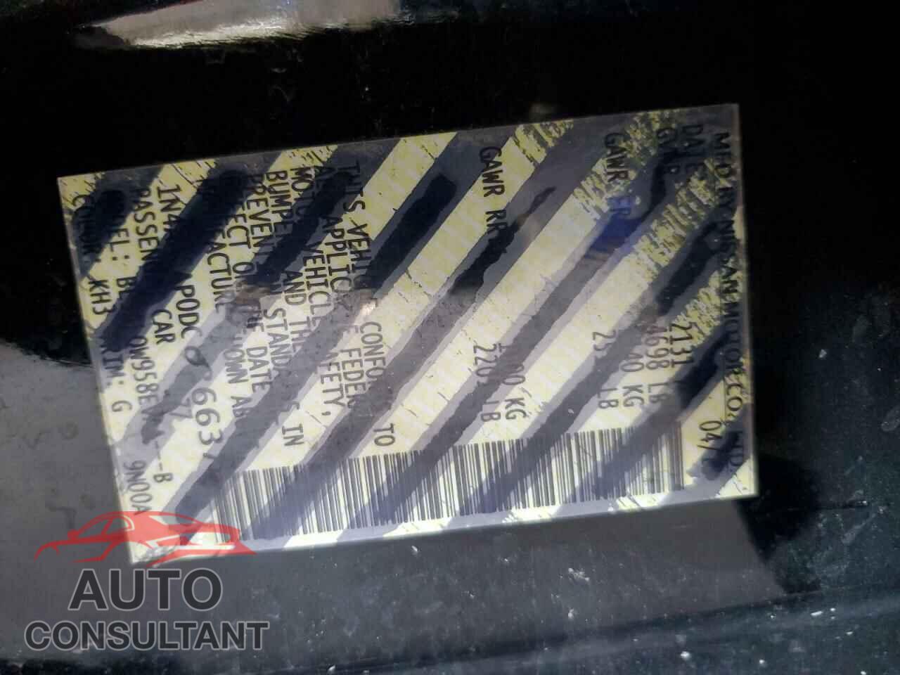 NISSAN MAXIMA 2013 - 1N4AA5AP0DC836637