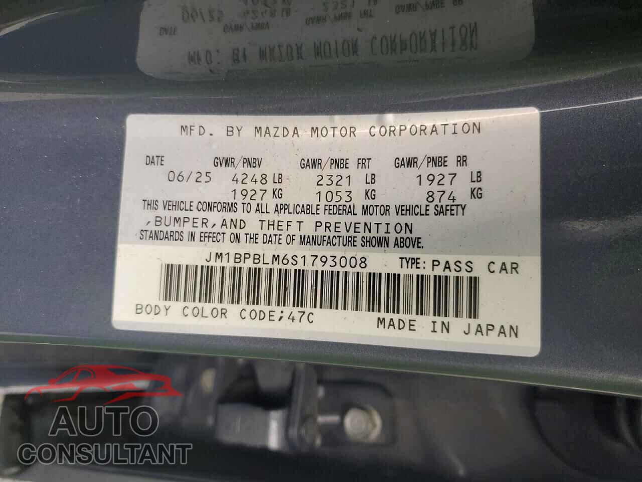 MAZDA 3 2025 - JM1BPBLM6S1793008