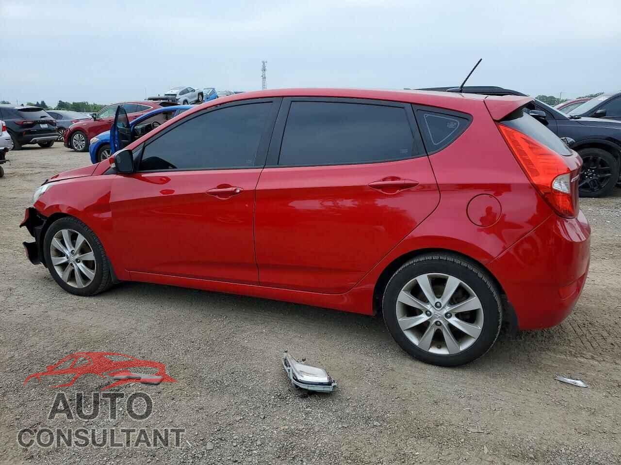 HYUNDAI ACCENT 2013 - KMHCU5AE9DU105235
