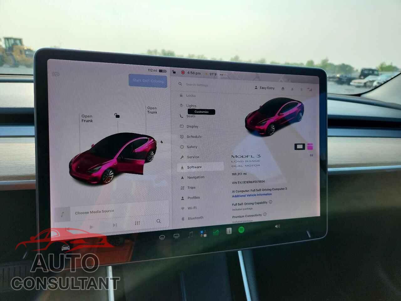 TESLA MODEL 3 2018 - 5YJ3E1EB6JF071804