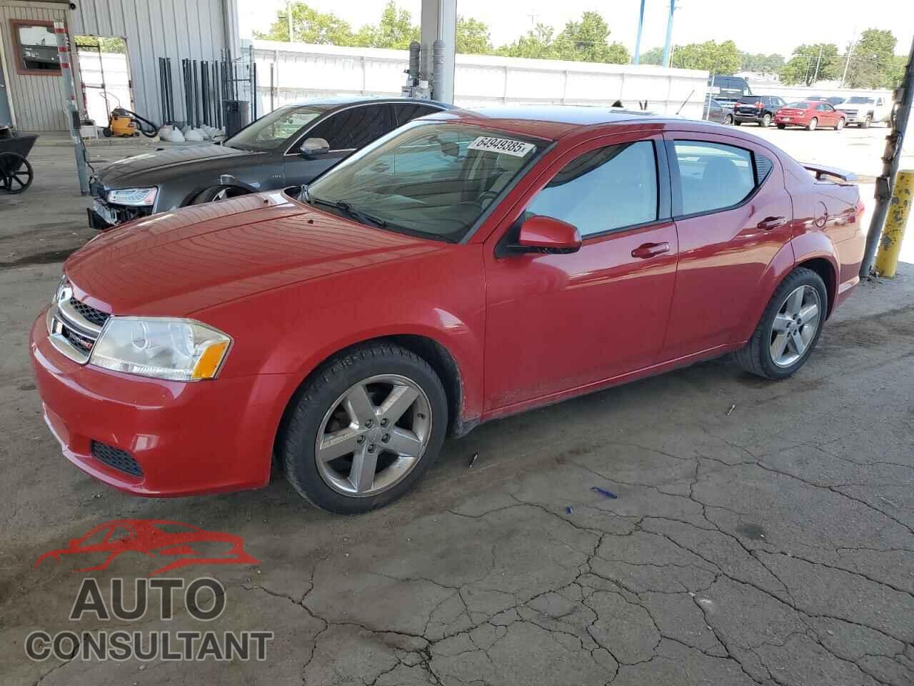 DODGE AVENGER 2012 - 1C3CDZCB7CN287092