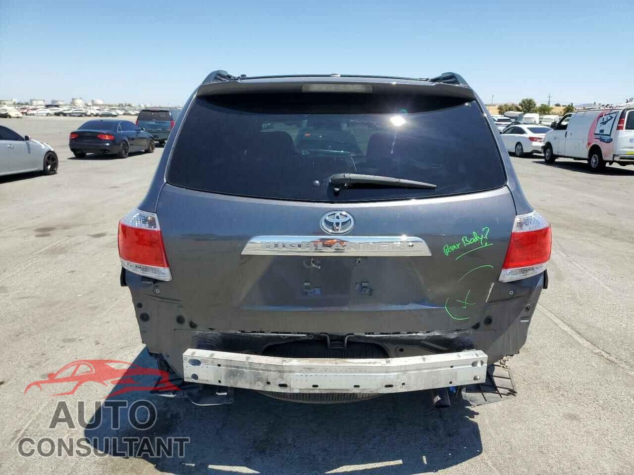 TOYOTA HIGHLANDER 2011 - 5TDZK3EH7BS036611