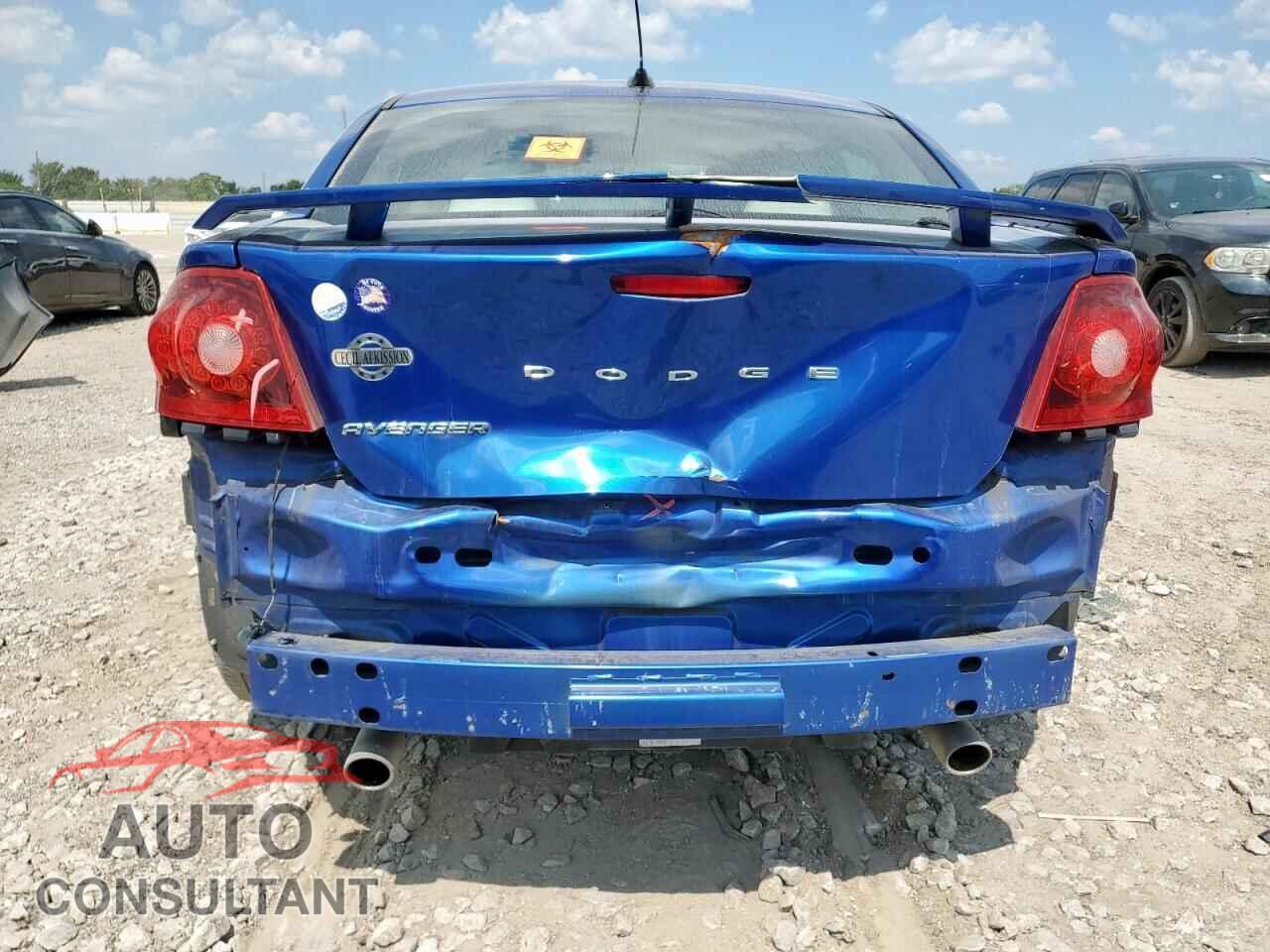 DODGE AVENGER 2012 - 1C3CDZAG5CN314837