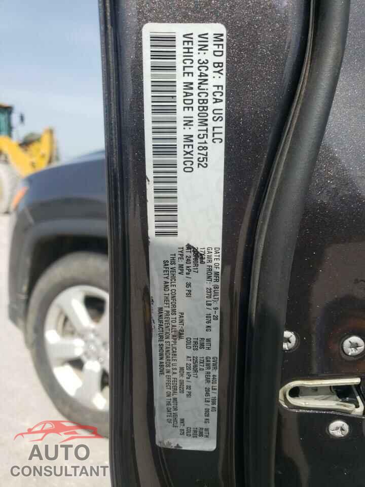 JEEP COMPASS 2021 - 3C4NJCBB0MT518752