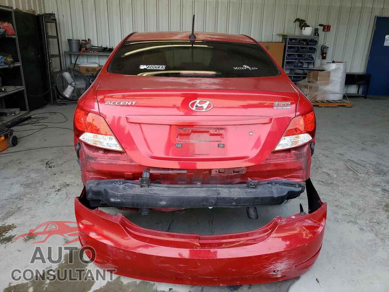 HYUNDAI ACCENT 2014 - KMHCU4AE7EU608886