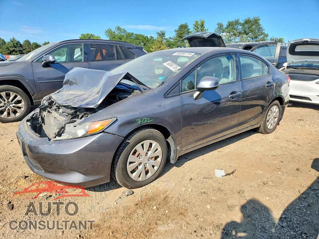HONDA CIVIC 2012 - 19XFB2F57CE025363