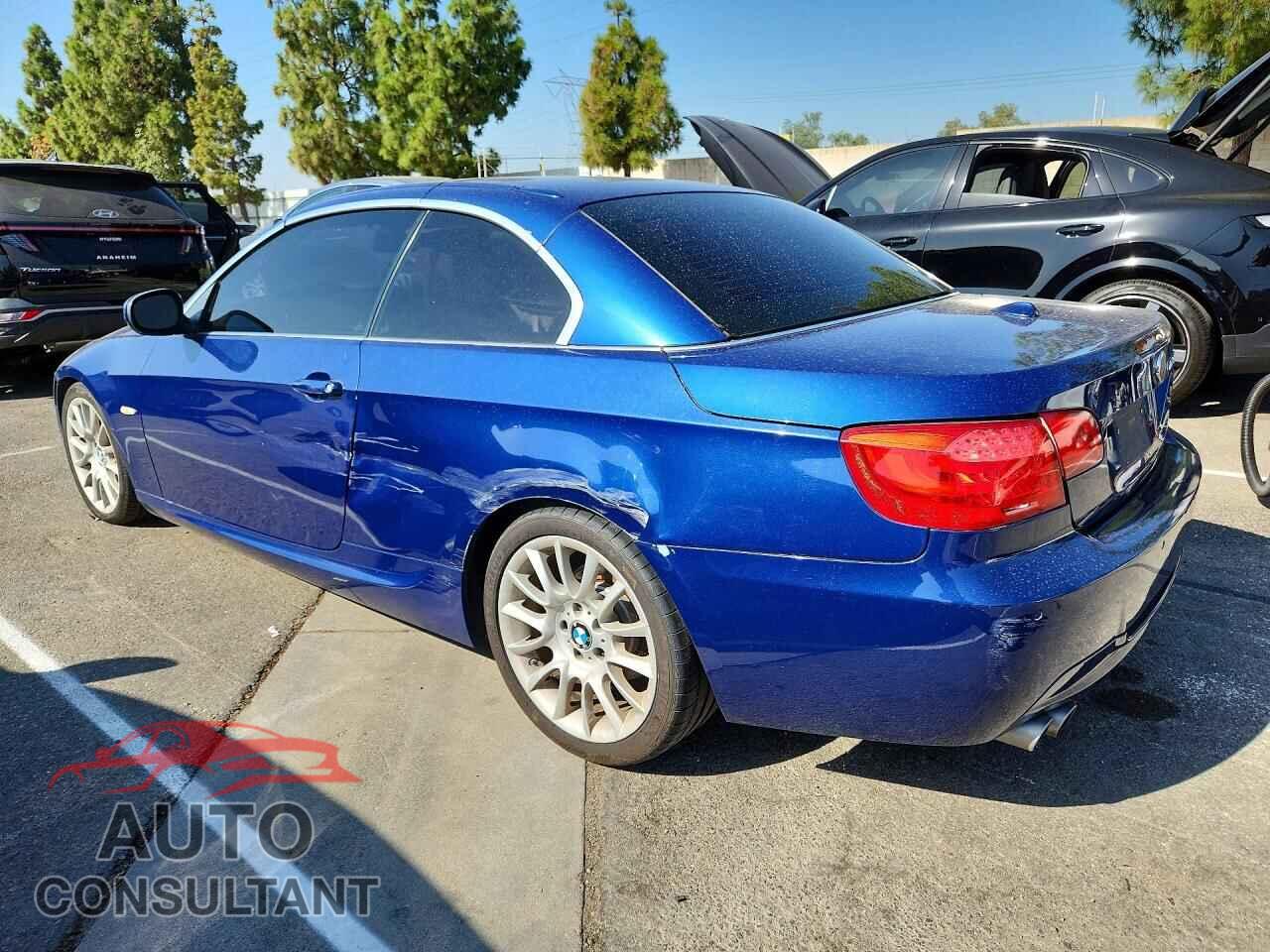 BMW 3 SERIES 2012 - WBADW7C58CE730677