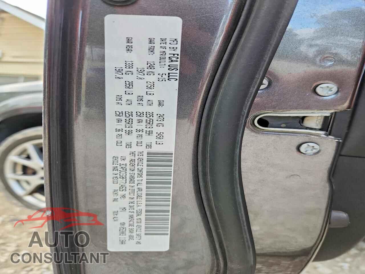 DODGE JOURNEY 2015 - 3C4PDCEG8FT714626