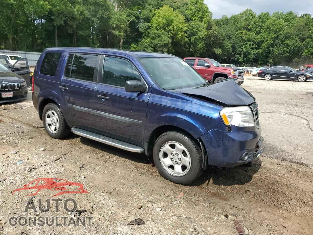 HONDA PILOT 2013 - 5FNYF3H27DB003316