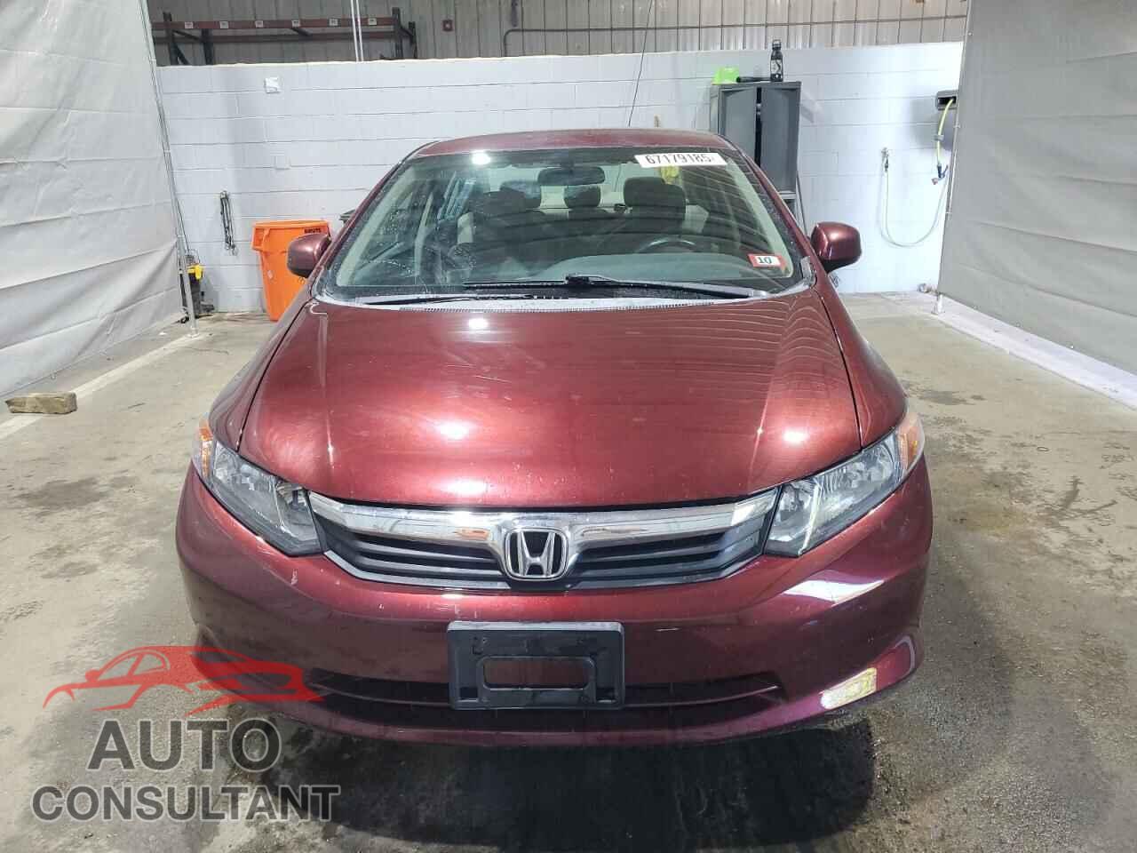 HONDA CIVIC 2012 - 2HGFB2F51CH537934