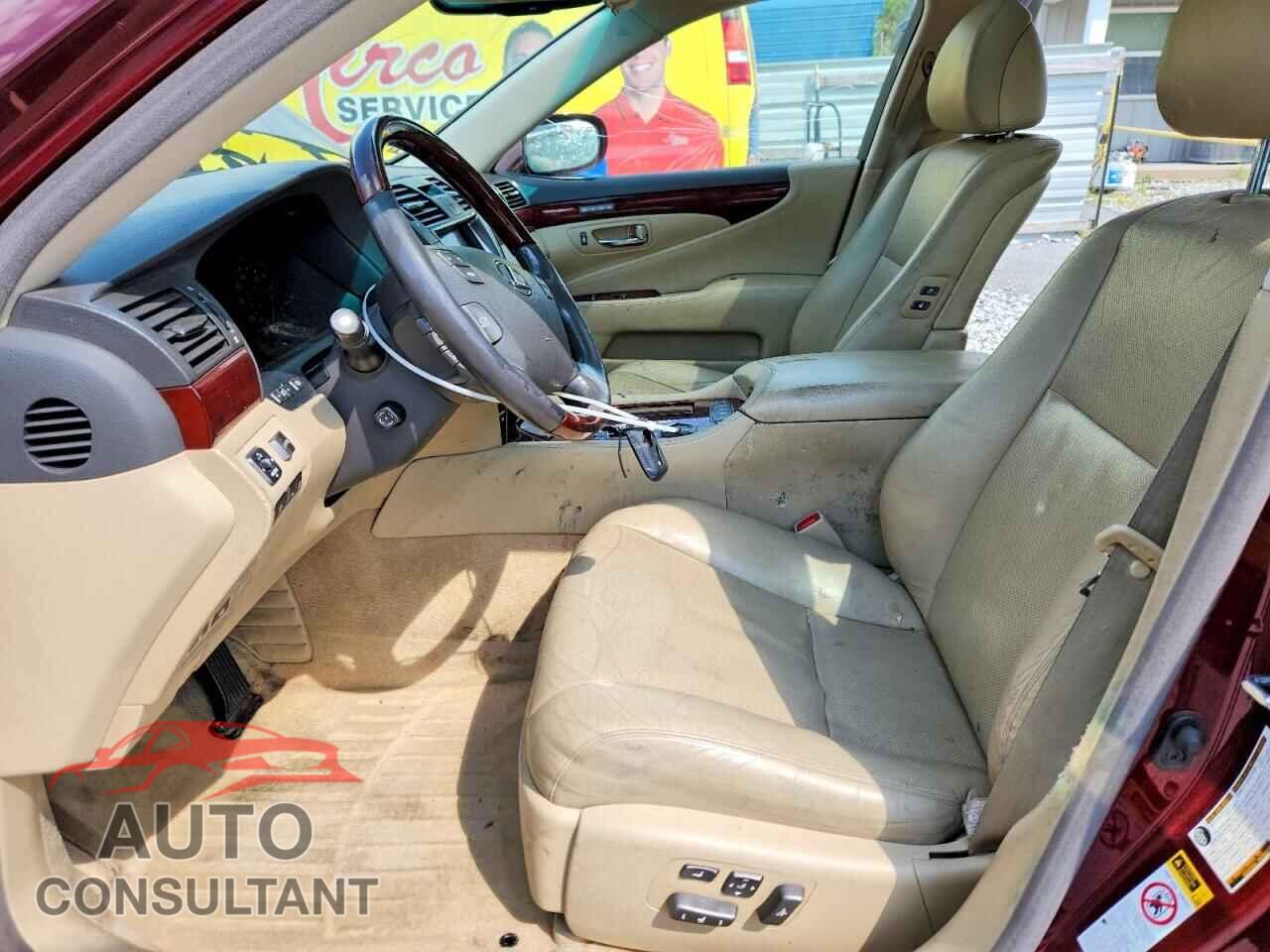 LEXUS LS460 2009 - JTHBL46F895086157