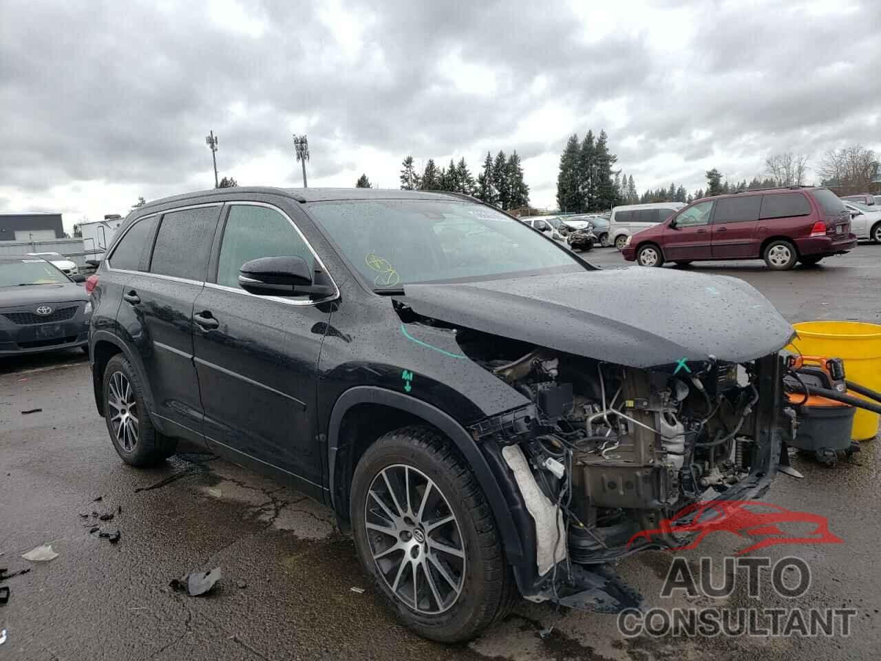 TOYOTA HIGHLANDER 2017 - 5TDJZRFH1HS451362