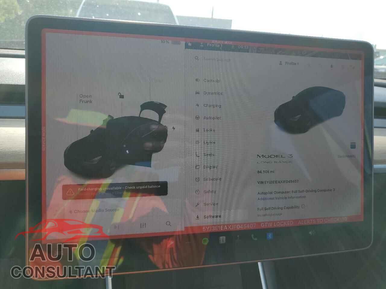 TESLA MODEL 3 2018 - 5YJ3E1EAXJF045407