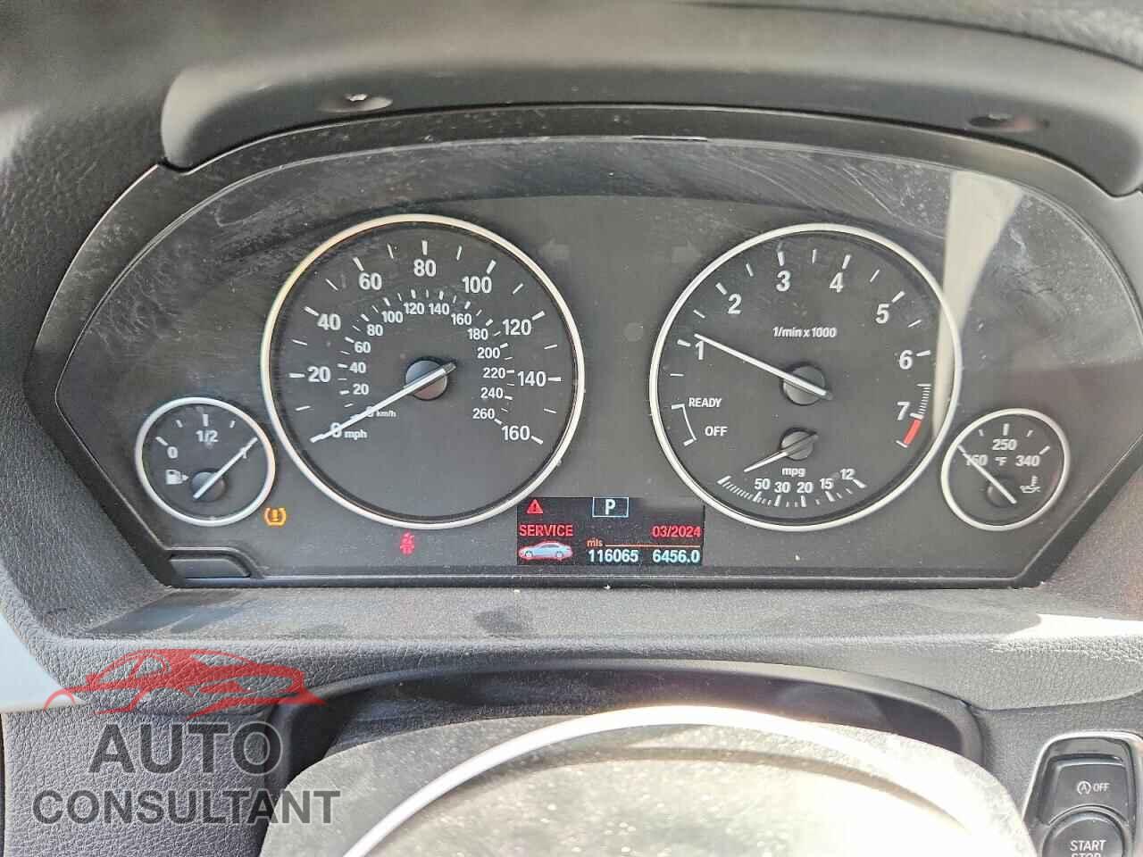 BMW 3 SERIES 2013 - WBA3B3G5XDNR80109
