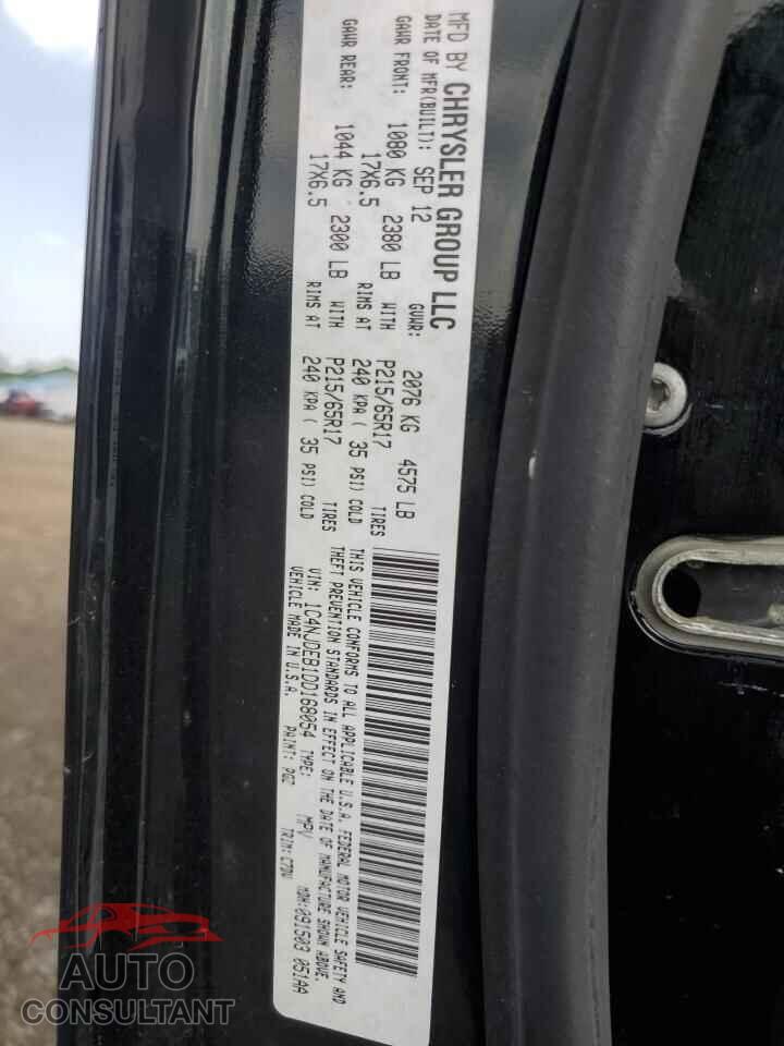 JEEP COMPASS 2013 - 1C4NJDEB1DD168054