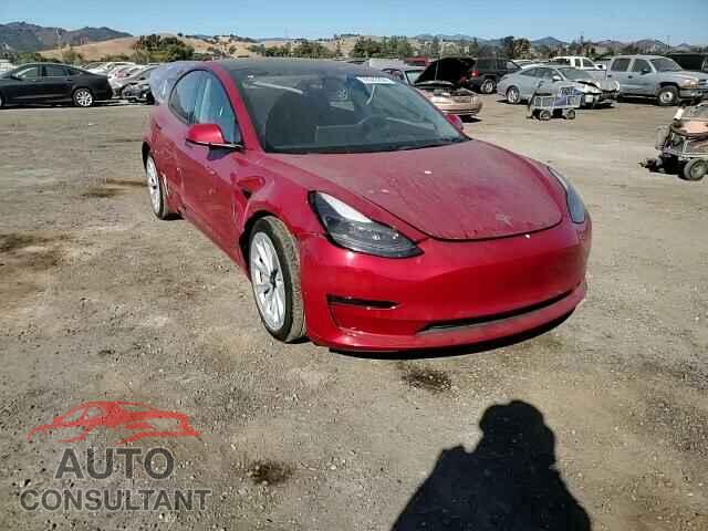 TESLA MODEL 3 2022 - 5YJ3E1EA7NF330779