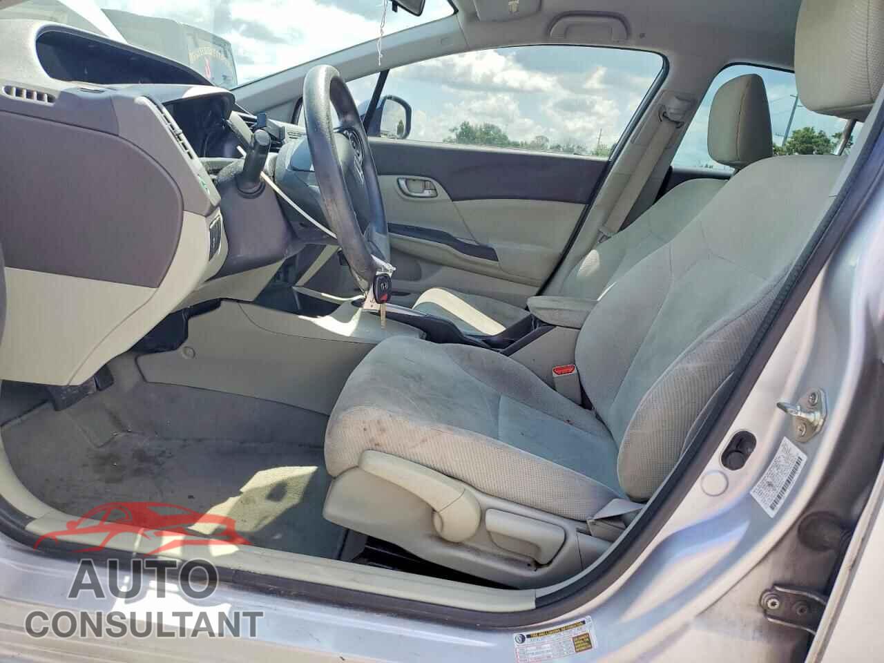 HONDA CIVIC 2012 - 2HGFB2F59CH565545